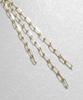 Серьги K10 Prim Cable Chain Fringe Серьги-гвоздики 40576523 Желтое золото 00 [Kokoshnick] Женские (100)
