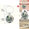2d Dragon Themed Keyring With Glass Alloy Material For Gift And Collectors
