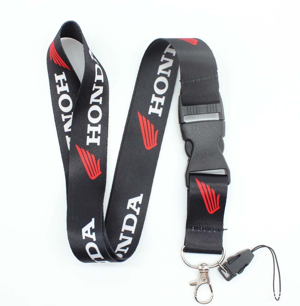 APL1 Lanyard Nylon Printing Emblem Style Black White Red Blue Keychain For Honda CB CB400 CB650F CBF Africa Twin CRF1100L CRF 1100