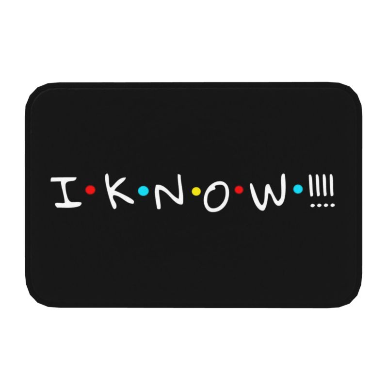 Классический коврик для входной двери с забавными цитатами из сериала «Друзья», противоскользящий, водонепроницаемый, коврик для пола, коврик для ванной, кухонный ковер для прихожей