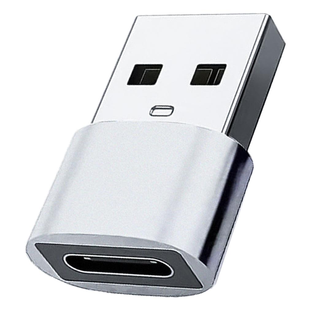 Металлический USB Type C Female To USB2.0 Male Адаптеры 10 Гбит/с Преобразователи данных OTG Адаптеры для Телефонов Ноутбуков