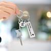 Ключ День святого Валентина брелок На заказ A-Z 26 букв Инициалы Выгравировать Безопасной дороги Мне нужен ты здесь со мной автомобильный ключ