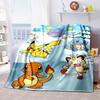 Pokem-Squirtles Decorative Blanket School Bedroom Decoration Fluffy Soft Blankets for Bed Bedspread the Sofa Throw Warm Winter89