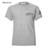 Exile Cycles Custom Motorcycle Chopper Oval Grey Last One Unisex T-shirts
