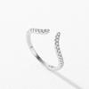 Tancise Classic 925 Sterling Silver  Zircon Ring Ladies Jewelry Wedding Promise Party Gift