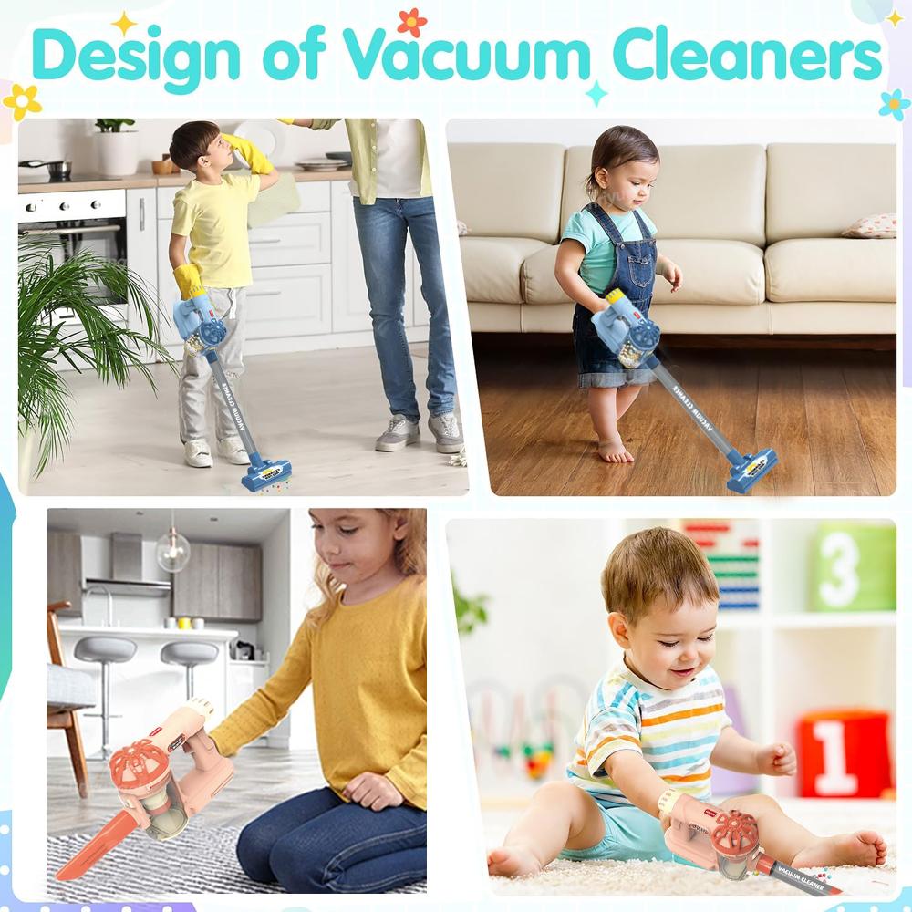 Имитация Электрический Пылесос Набор для Малышей Детей Игрушки для Ролевых Игр Ролевые Игры Игрушки для Домашнего Хозяйства Обучающие Игрушки Подарки