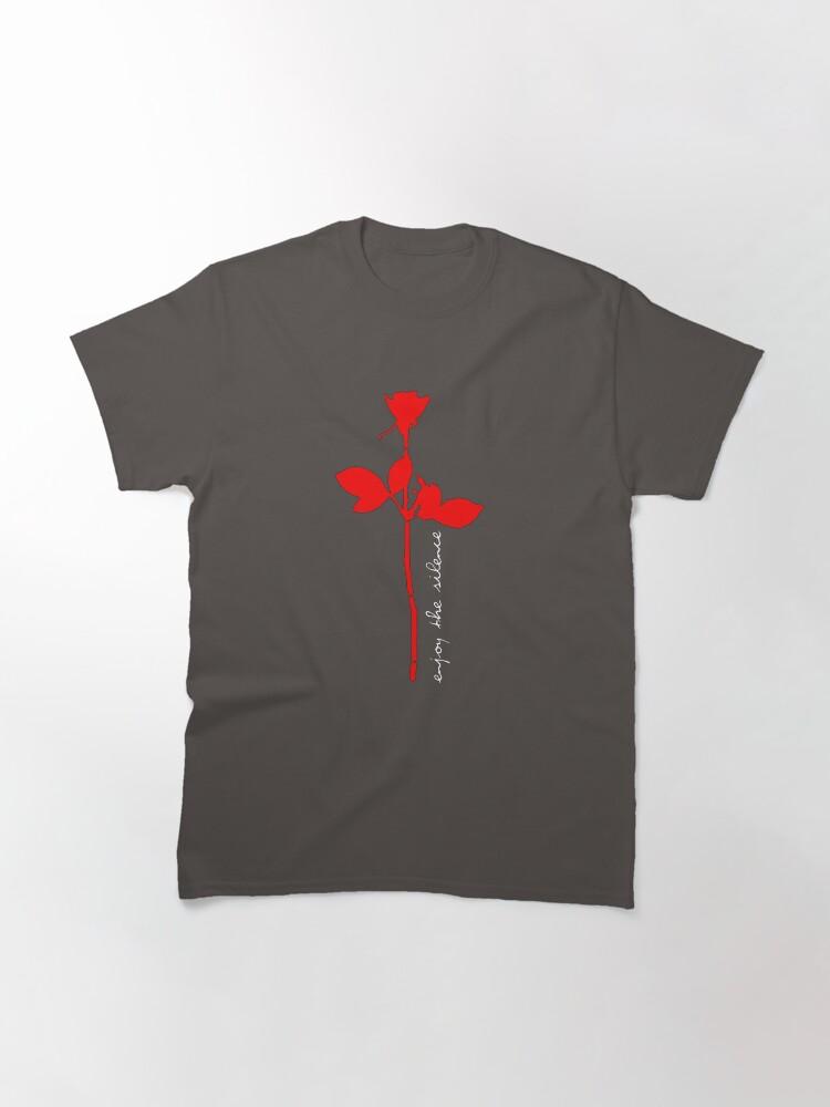 Depeche Mode red flowers Classic T-Shirt