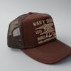 AVIREX Standard Military Mesh Cap XL LL Big Size Summer NAVYSEALS Braun F