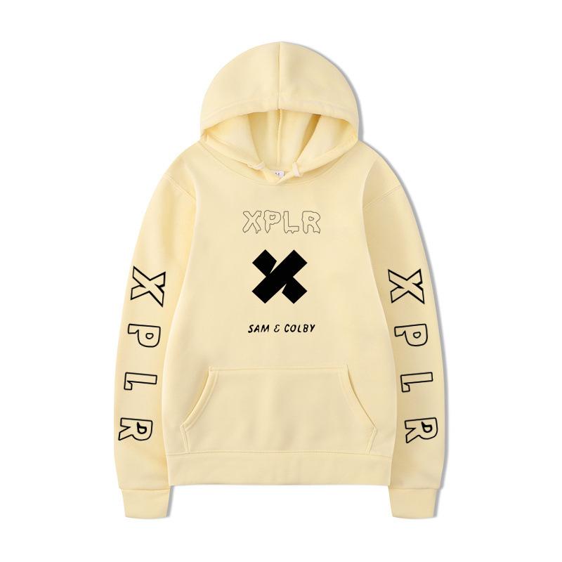 Autumn Winter Sam and Colby Printed Men's Hoodie Brand Hoody Clothes Vintage Fashion Casual Unisex Long Sleeve Pullovers