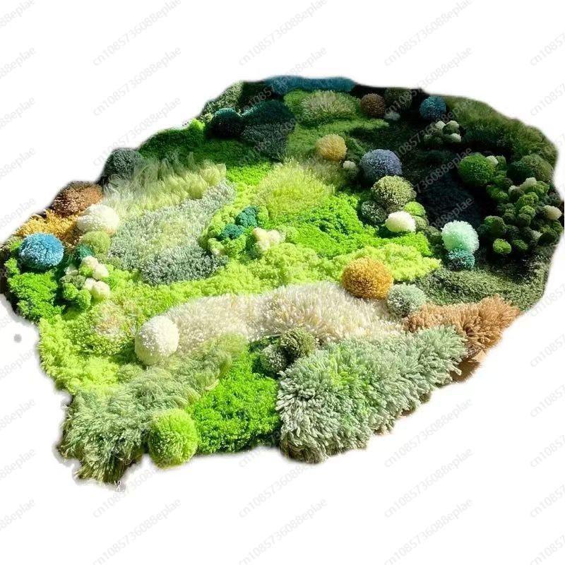 Moss carpet DIY creative hand-woven material package housewarming arrangement wedding gift birthday surprise