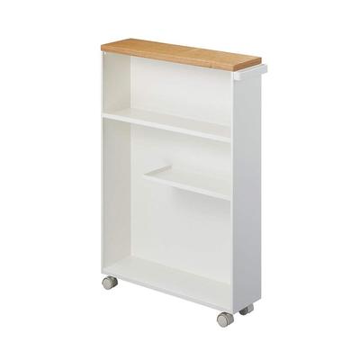 Башня Узкая полка для туалета с белым 4306 [Yamazaki Industries] Ручка,