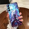 Чехол для Samsung Galaxy A51 A73 A22 A52 A41 A25 A71 A24 A55 A26 A72 A35 A23 A53 A36 A32 Черный Мягкая Накладка на Телефон Dragon Ball Son