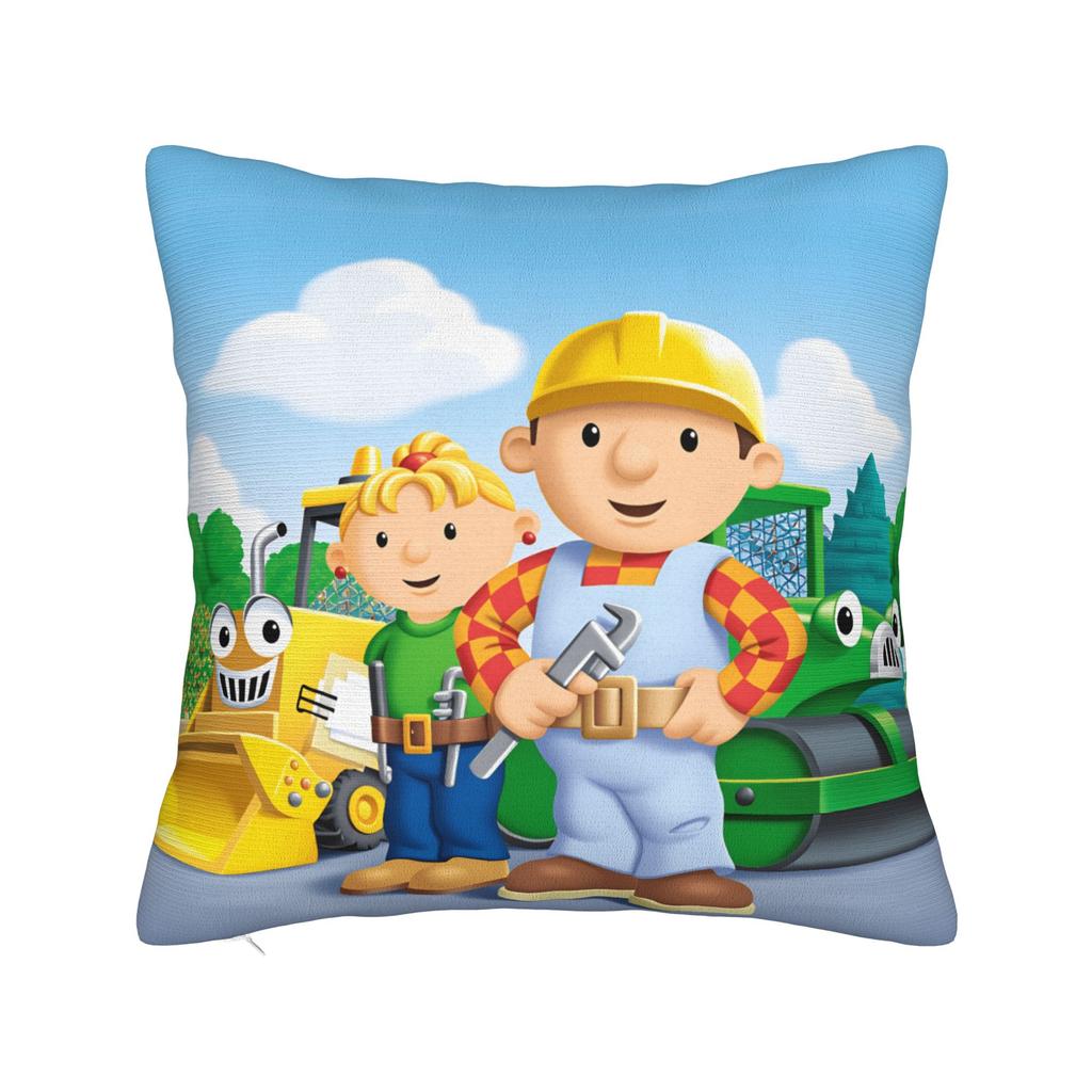 Наволочка Мультяшная B-Bob B-Builder Квадратная Наволочка Для Дивана Спальни Домашний Декор Смешные Наволочки