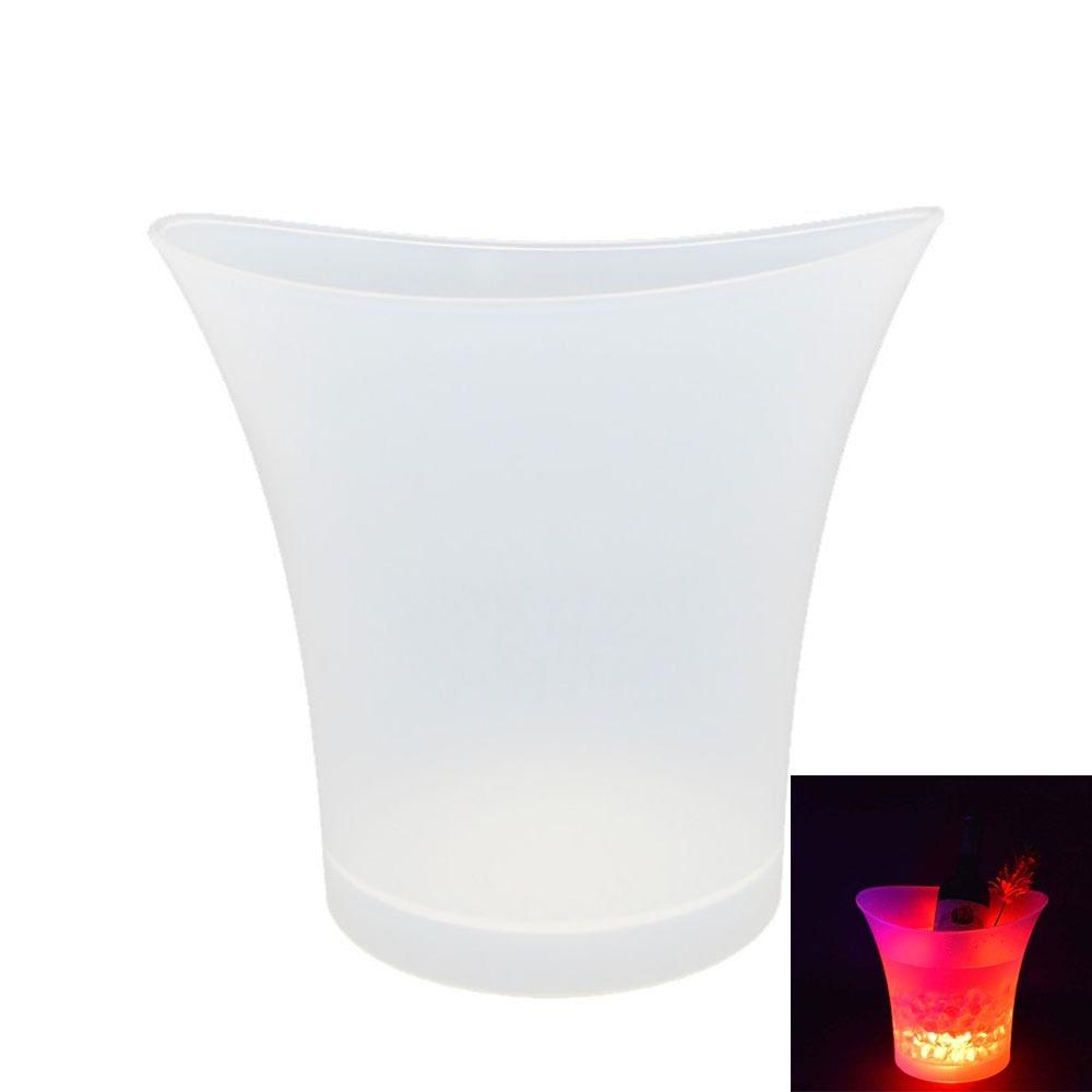 Светящаяся настольная лампа для вечеринок, светодиодная лампа для ведра со льдом, 5 л, меняющая цвет