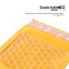 Yellow Kraft Paper Self-Sealing Shockproof Waterproof Bubble Envelope Bag for Clothing