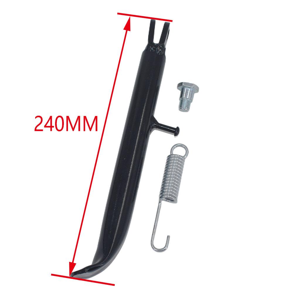 240MM - 420MM Dirt Pit Bike Sidestand with Spring Set 125cc 110cc 140cc for BSE Side Kick Stand for TTR 10 12 14 16 Inch