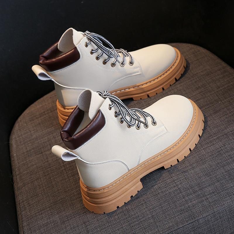 Women Ankle Boots Autumn 2022 Fashion Platform Martin Boots Ladies Casual Walking Shoes Short Boots