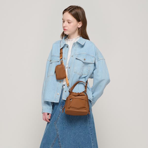 Plus Pocket Achu Mini Bag (Brown), RD24D30BRF0-7000026594