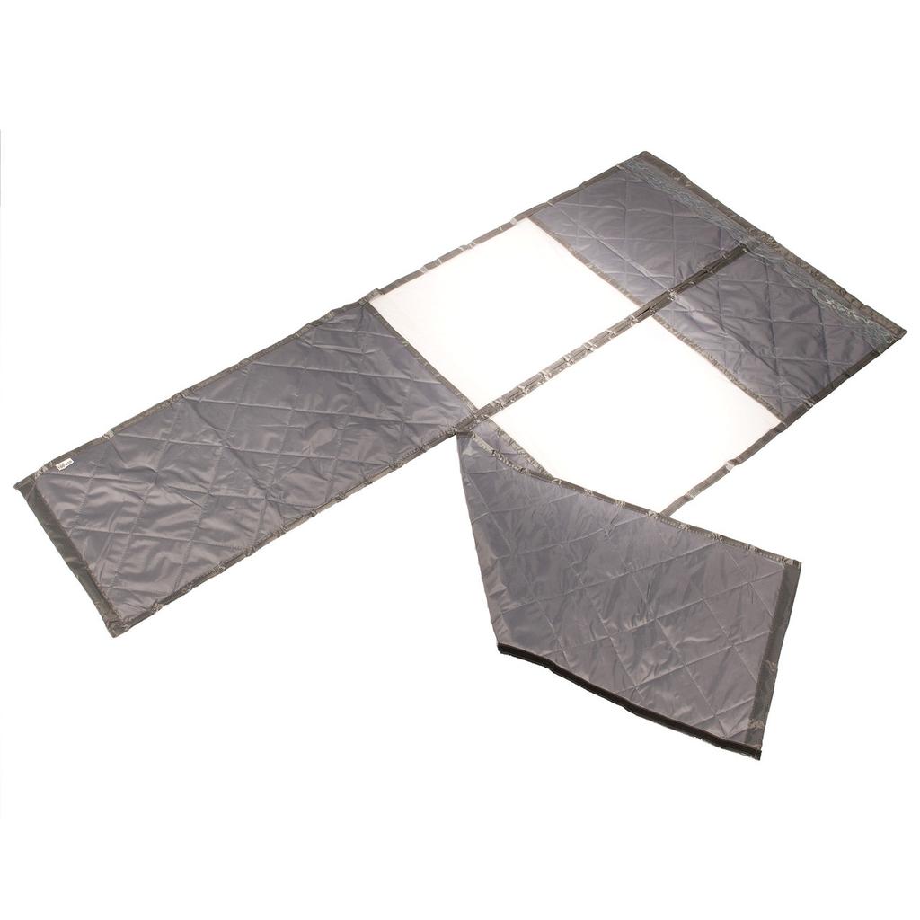 Дверная занавеска Supretto магнитная с прозрачной вставкой и защитой от холода (92000001)