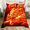 Scientisfictional Dragon Duvet Cover Set Colorful Graffiti Bed Linen Set Bohemia Comforter Bedding Set Bedroom Set Queen