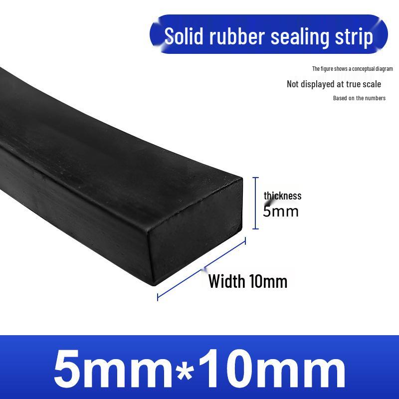 Nitrile Rubber Strip: Oil & Pressure-Resistant Shock Absorbing Glass Pad for Sealing & Joint Support