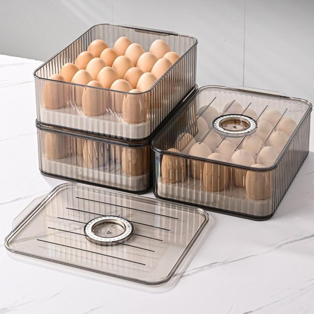 Stackable Food Storage Containers Food-Grade Kitchen Organizer Refrigerator Storage Box Kitchen