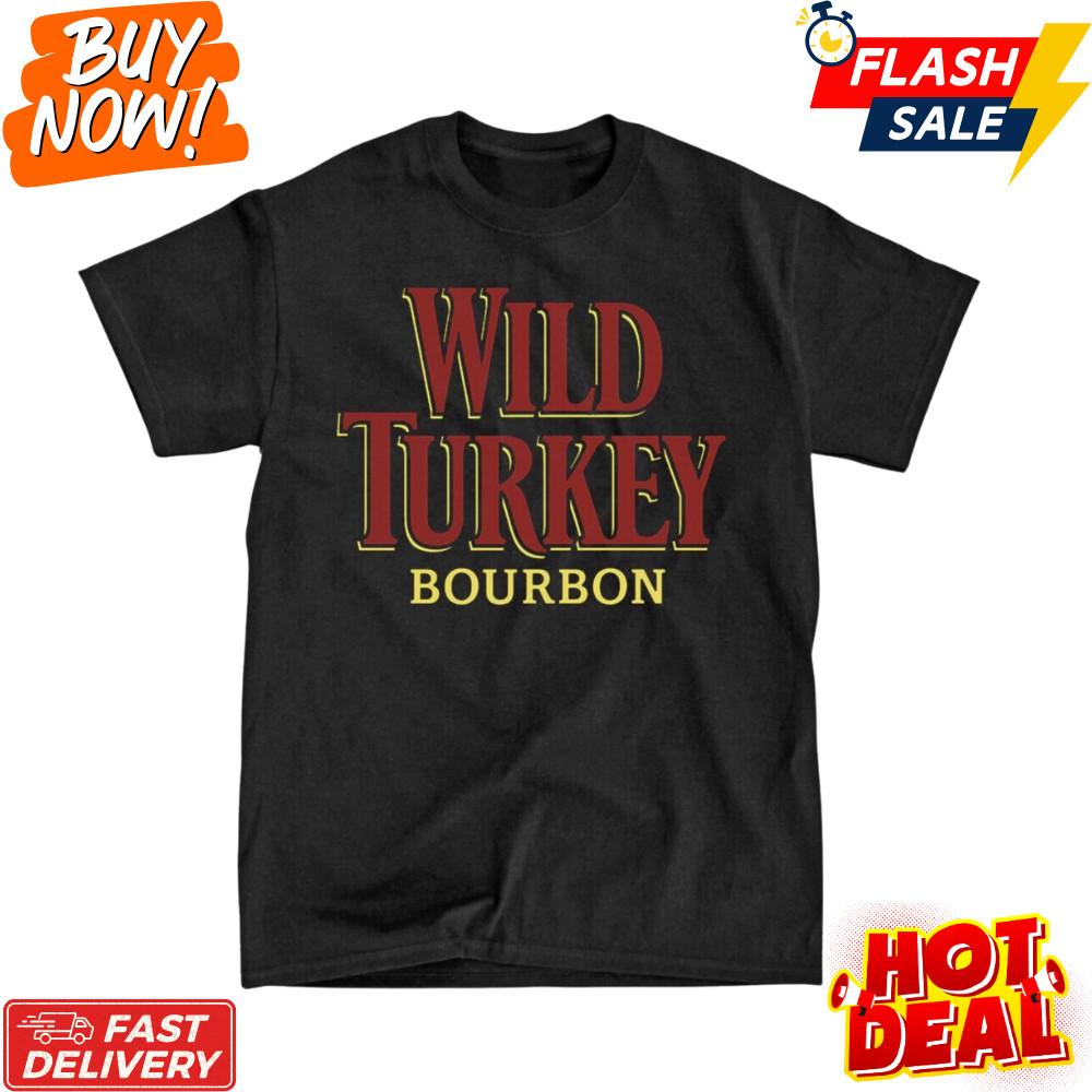 Черная футболка с логотипом Wild Turkey Bourbon, вдохновленным фанатами, размеры S-5XL. Быстрая доставка