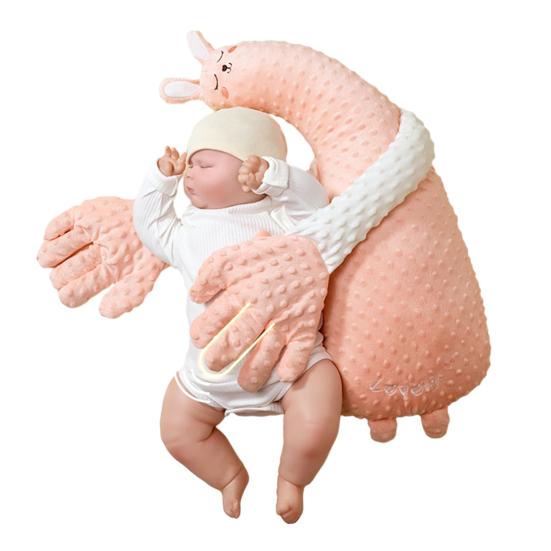 Baby Patter for Sleep Startle Prevention Stuffed Doll Pillow with Soothing Patting Palm Pad Soothing Patter Sleep Companion with Music for Comforting