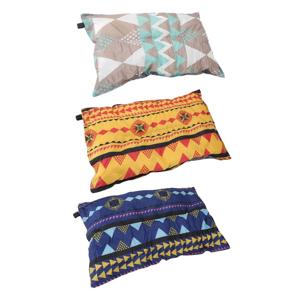 Надувная подушка для кемпинга, ПВХ, сжимаемая, легкая, красочная, автоматическая надувная подушка для трава