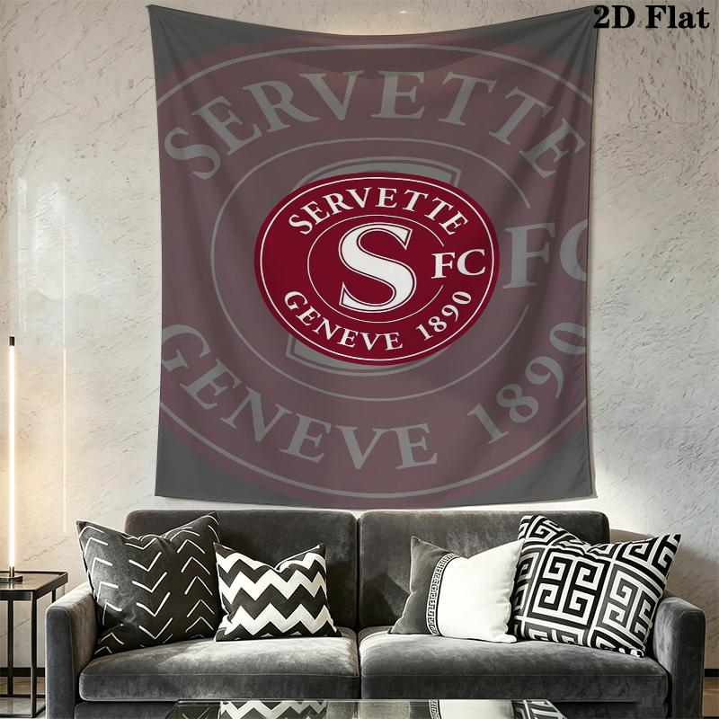 Servette Fc Wall Tapestry Aesthetic Wall Hanging Printed Fabric Blanket Decorative Tapestries for Bedroom Living Room Home Decor