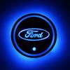 Ford Luminous LED Interior Water Cup Coaster with Seven-Color Ambient Light