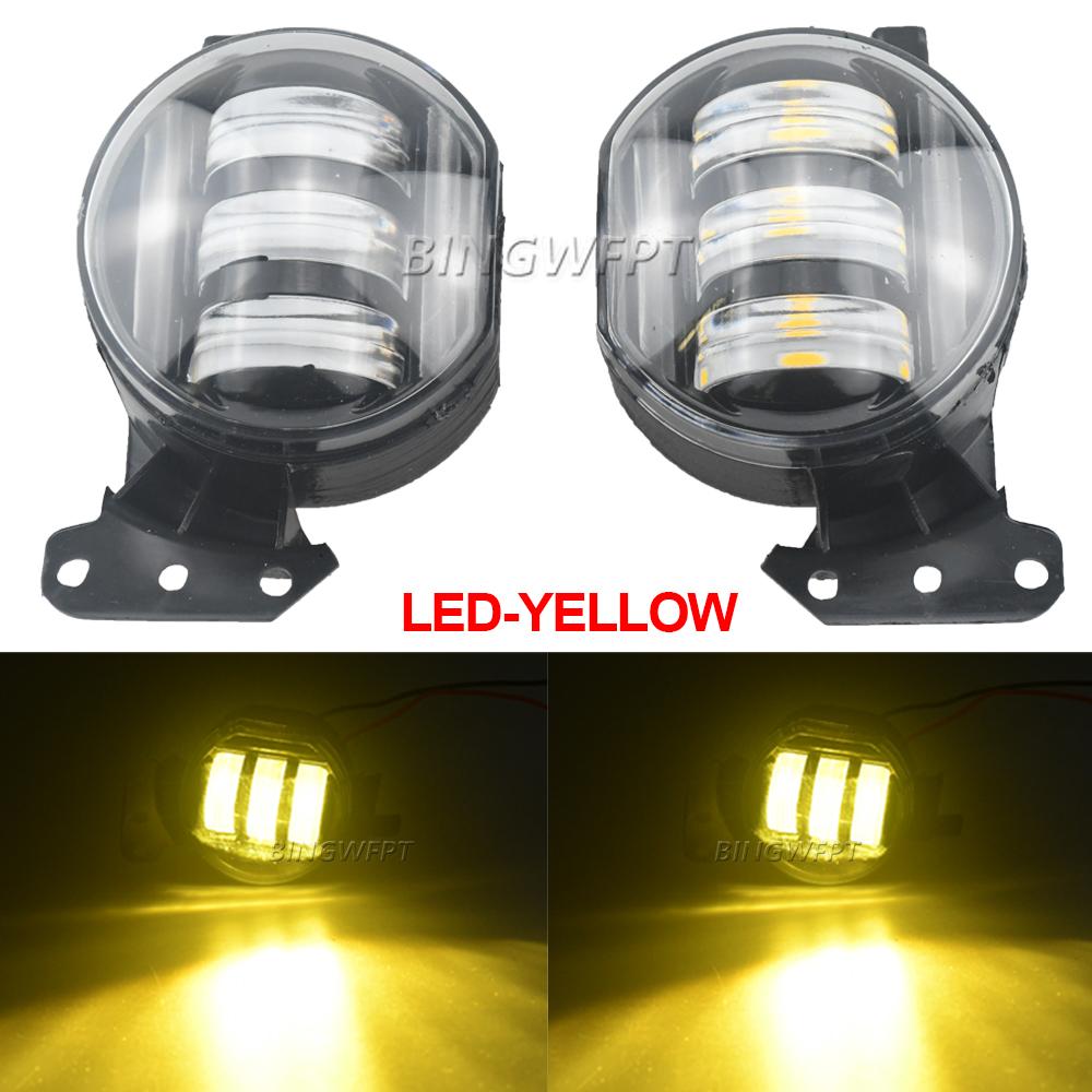 Pair 63176910792 63176910791 Fog Lamp For BMW 5 Series E60 525i 530d 535d LCI M SPORT 2004 - 2008 Car Front Bumper LED Fog Light