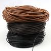 5M Веревка из коровьей кожи, Натуральная кожа, Первый слой кожи, Круглая веревка, Плоская веревка, Оригинальный цвет Материал для рукоделия из кожи, Браслет, Аксессуары