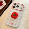Креативный чехол-подставка для телефона в виде помидора для iPhone 16, iPhone 17, iPhone 17 Pro Max