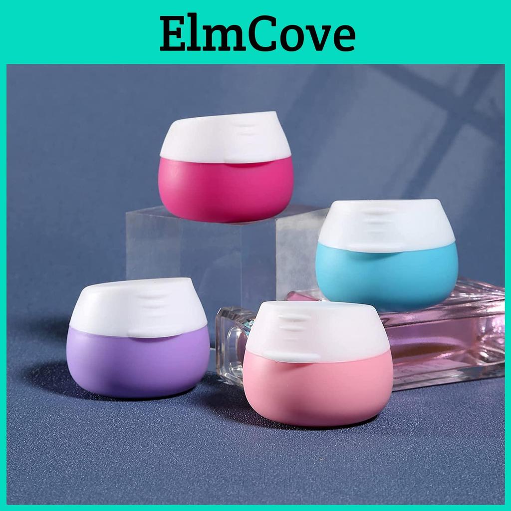 Silicone Makeup 20ml Cosmetic Container Pot Cream Jars Travel Pill Box Portable Dispenser Cream Bottles Lotion Box Emulsion Jar