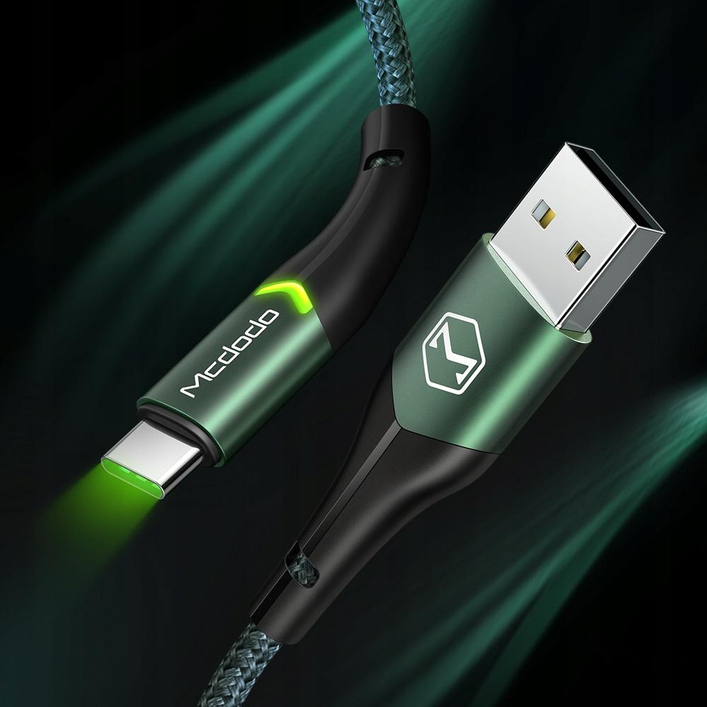 Mcdodo Phone Cable, Usb-C, High-Speed, Usb-C,Led,Qc 4.0, 1M , Ca-7960
