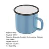 350ml Water Mug Exquisite Retro Style Metal Universal Round Edge Milk Cup