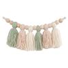 Tassel Garland Wear-resistant Wide Application Lightweight Chic Boho Style Pom for Children Room