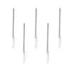 KXLCGYK Dessert Forks, Set of 5, 13cm Long, 18-8 Stainless Steel, Silver, for Japanese Sweets and Fruits