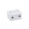 5Pcs 2 Postion 5 Hole Ceramic Wiring Terminal Block High Frequency Porcelain Dua