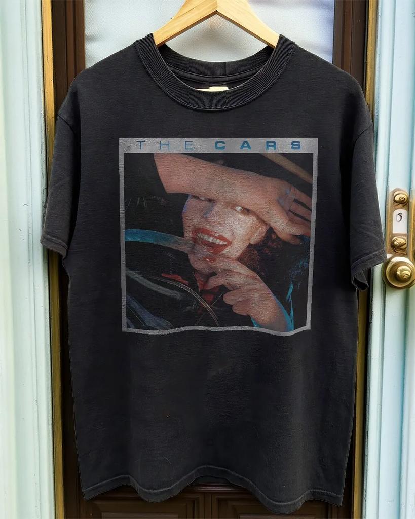 Hot The Cars American 70s 80s Rock Band Ric Ocasek Unisex Black Tshirt S5xl