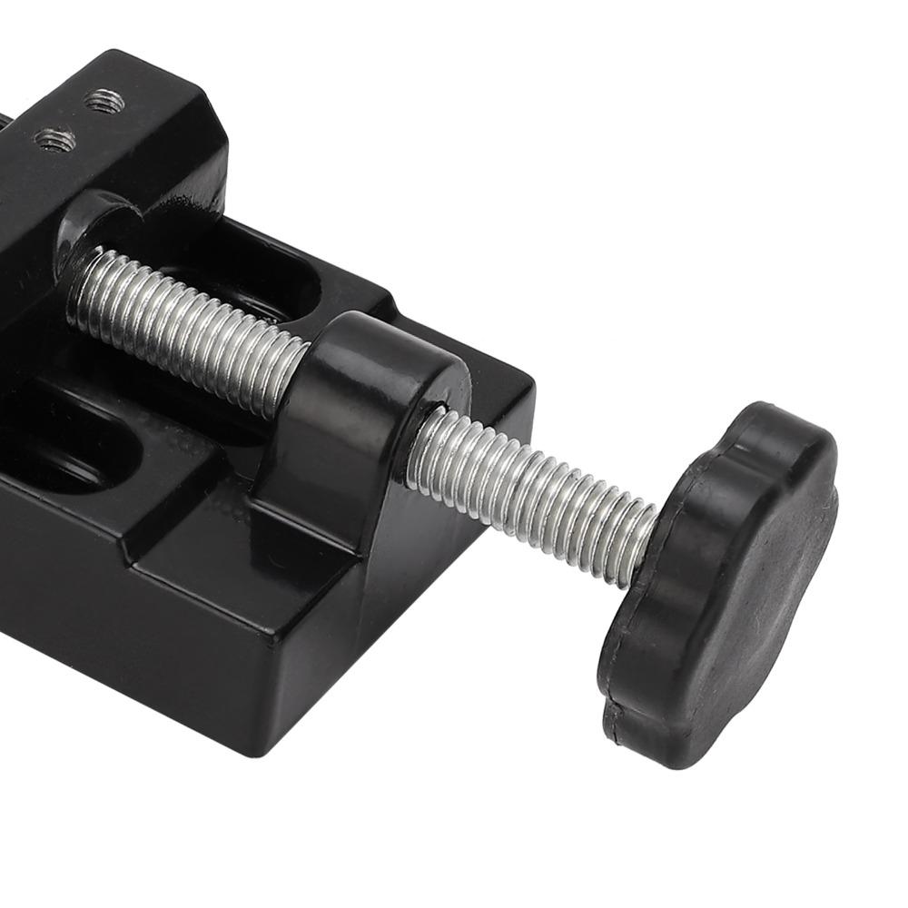 Adjustable Mini Flat Clamp 0-2.2 Inch Clamping Range Table Bench Vice Craft Carving Tool