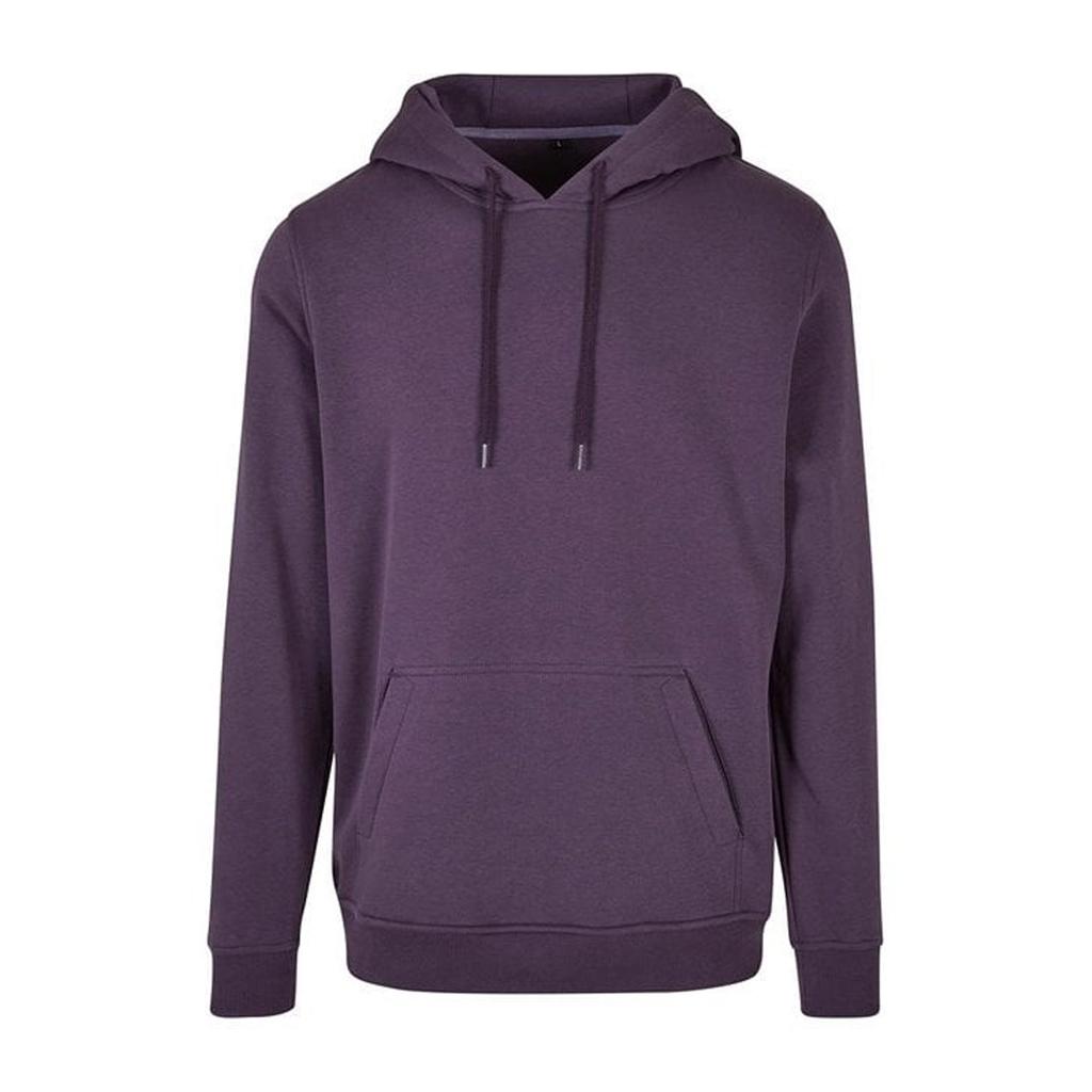 Build Your Brand Mens Heavy Pullover Hoodie