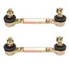 2 Pcs Tie Rod Ball Joint 10mm Thread Steel Alloy Sway Bar End Set for 50cc 70cc 90cc 110cc 125cc