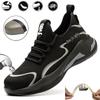 Work Boots Safety Steel Toe Shoes Men Safety Shoes Work Sneakers Indestructible Work Shoes For Men Steel Toe Cap Work Male Shoes