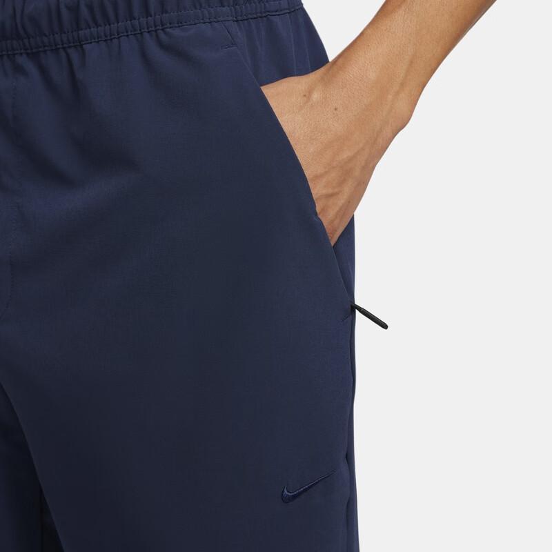 Nike Однотонные повседневные тканые универсальные спортивные брюки средней посадки Мужские брюки Обсидиан FB7547451