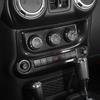 Air Conditioner Switch Panel Cover Trim For Jeep Wrangler JK 11-17 Carbon Fiber