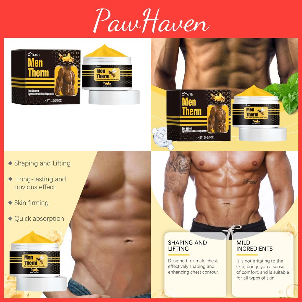 Ximonth Мужской крем для ухода за грудью, моделирующий форму, укрепляющее и контурирующее средство 30 г