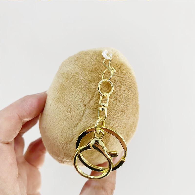 Soft Cuddly And Potato Plush Keychain Doll Cute Accessory For Bags And Gifts