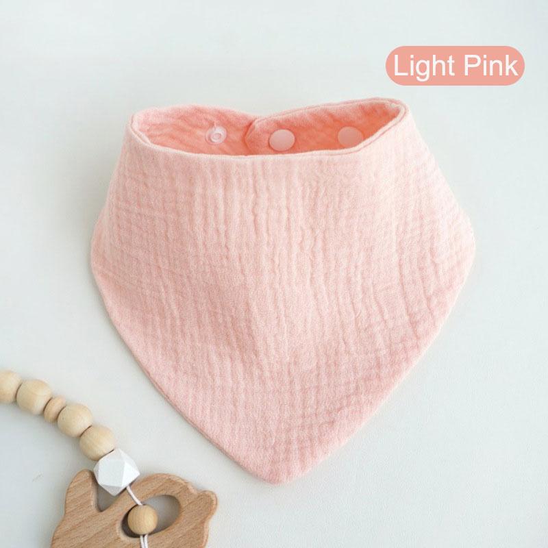 Твердые муслиновые детские нагрудники-банданы, слюнявчики, 100% хлопок для малышей, детей, унисекс, мальчиков и девочек